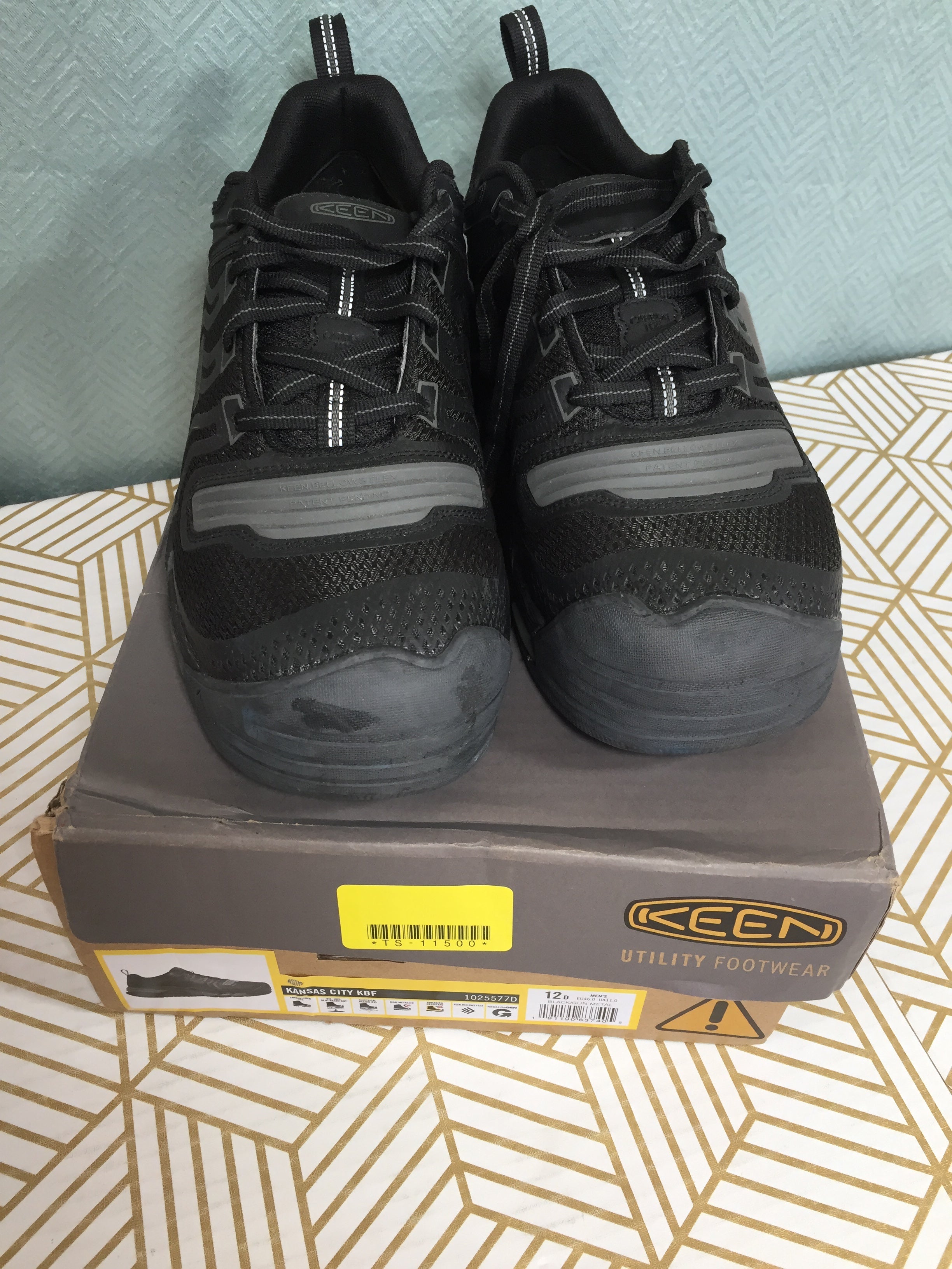 KEEN Utility Men's Kansas City Low KBF Composite Toe Athletic Work Shoes US 12 D (7868856533230)
